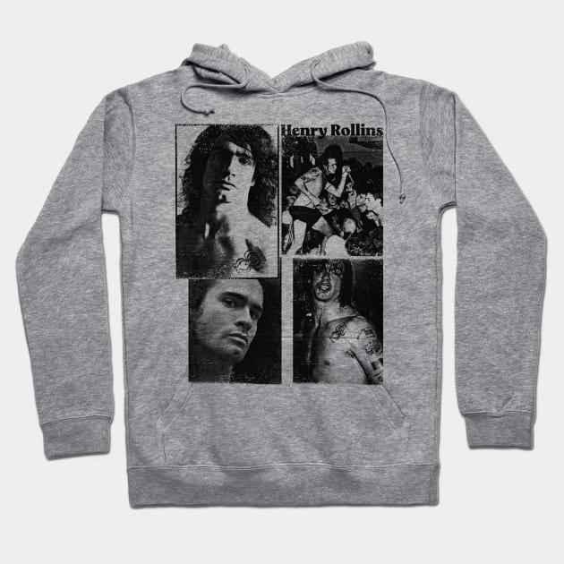 Henry Rollins - 80s Vintage Hoodie by idontwannawait